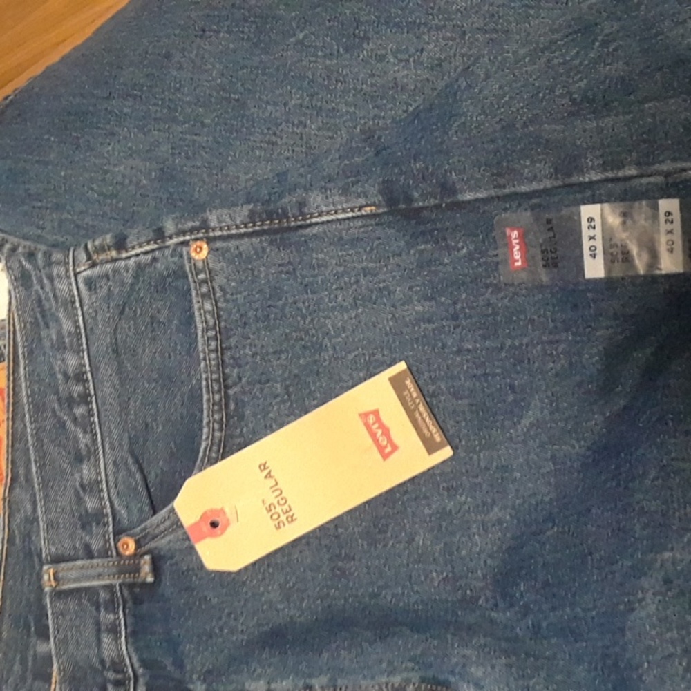 Levis blue jeans 505 regular fit - Picture 5 of 5